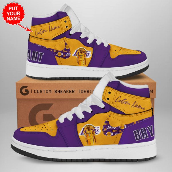 Personalized Kobe Bryant AJ 1 Sneaker - TANTN 1990