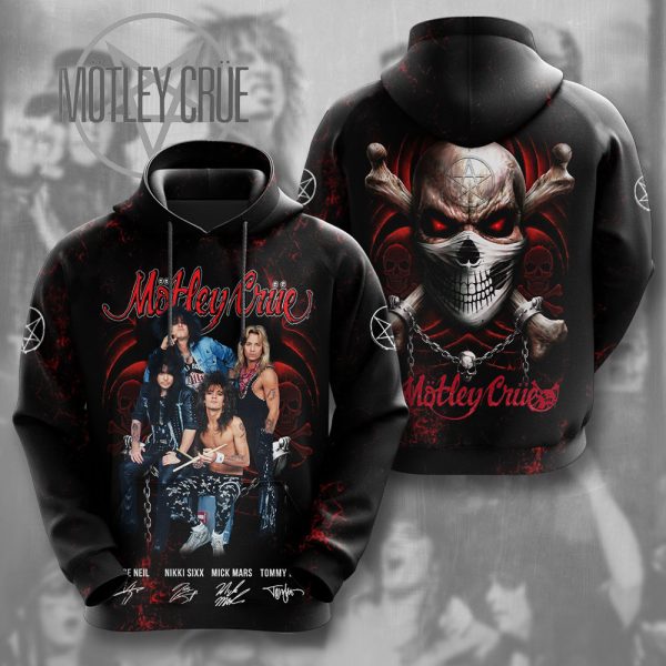 Mötley Crüe 3D Apparel - NGHIAVT 0533