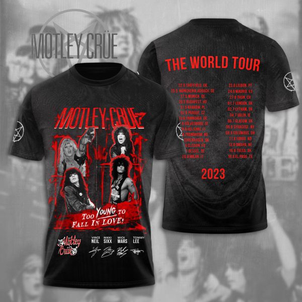 Mötley Crüe 3D Apparel - NGHIAVT 0474