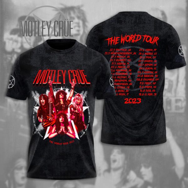 Mötley Crüe 3D Apparel - NGHIAVT 0503