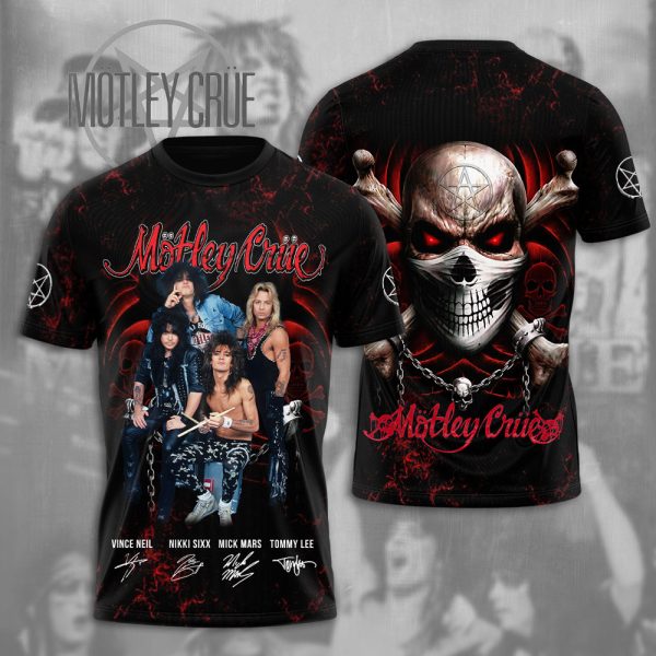 Mötley Crüe 3D Apparel - NGHIAVT 0533