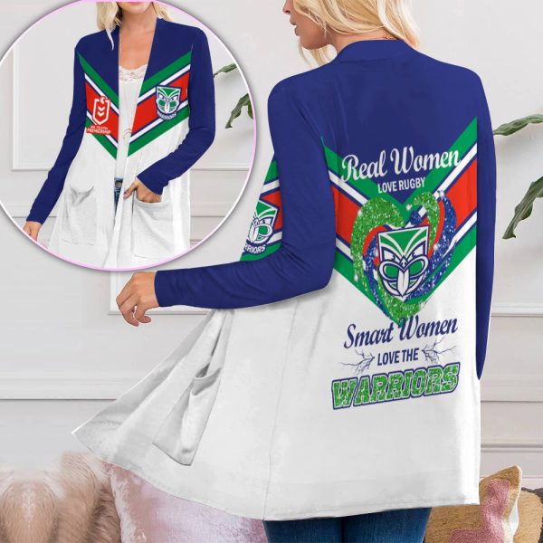 New Zealand Warriors Women's Patch Pocket Cardigan - TANTN 1760