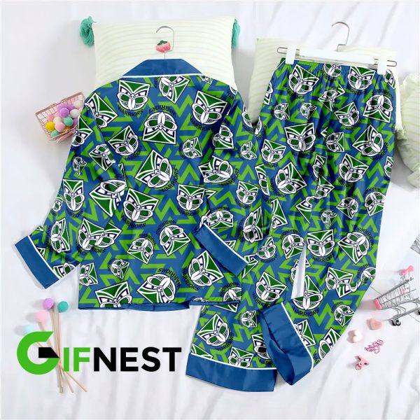 New Zealand Warriors Button Down Pajamas Set - VANDH 602