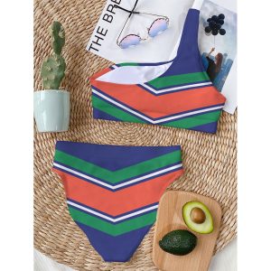 New Zealand Warriors Women's Bikini With Single Shoulder - VANDH 603