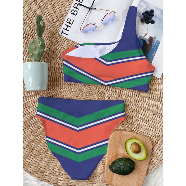 New Zealand Warriors Women's Bikini With Single Shoulder - VANDH 603