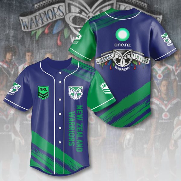 New Zealand Warriors Baseball Jersey - VANDH 573