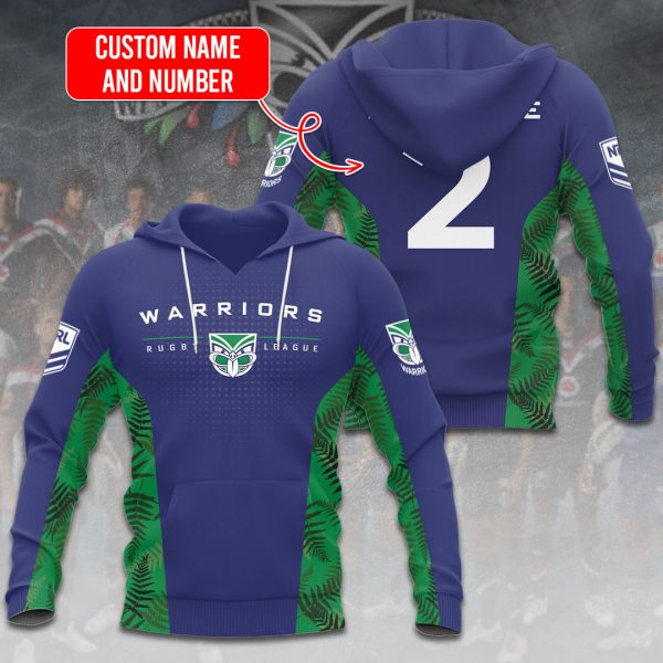 Personalized New Zealand Warriors 3D Apparel - VANDH 558