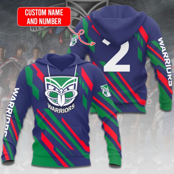 Personalized New Zealand Warriors 3D Apparel - VANDH 563