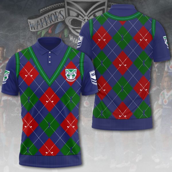 New Zealand Warriors 3D Polo Shirt - VANDH 560
