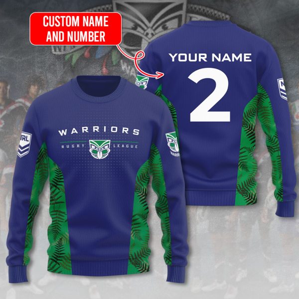 Personalized New Zealand Warriors 3D Apparel - VANDH 558