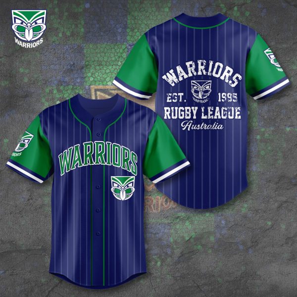 New Zealand Warriors Baseball Jersey - TANTN 1883