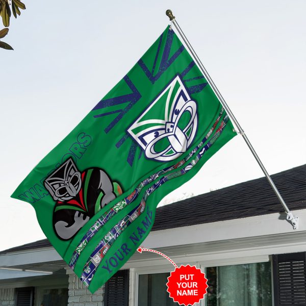 Personalized New Zealand Warriors 3D House Flag - TANTN 1861