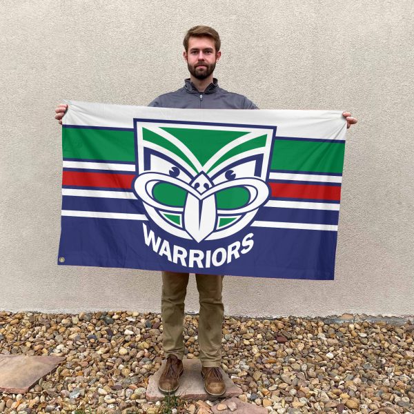New Zealand Warriors 3D House Flag - TANTN 1863