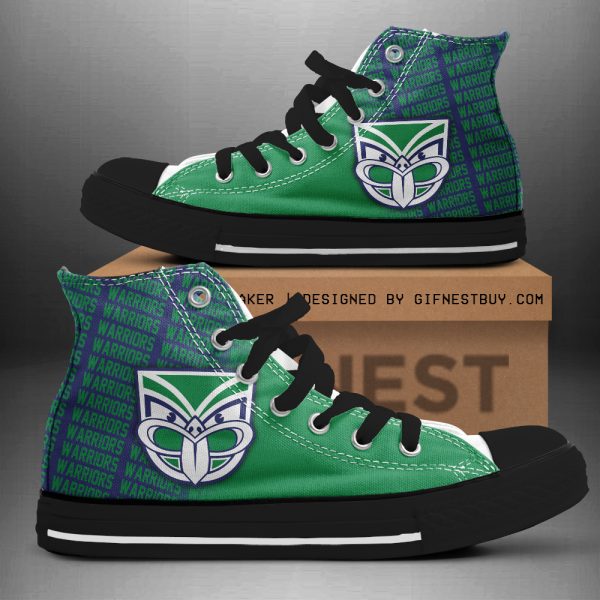 New Zealand Warriors High Top Canvas Shoes - TANTN 1864