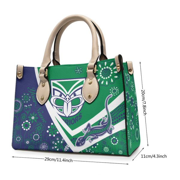 Personalized New Zealand Warriors Leather HandBag - TANTN 1747
