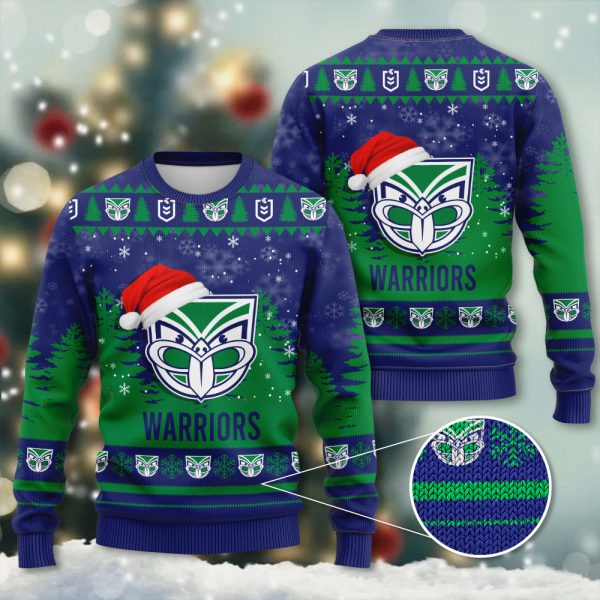 New Zealand Warriors 3D Ugly Sweater - TANTN 2003
