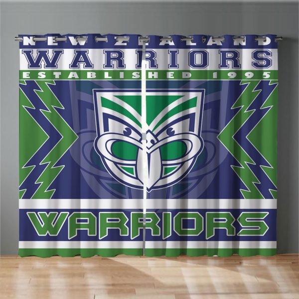 New Zealand Warriors Window Curtain - VANDH 847