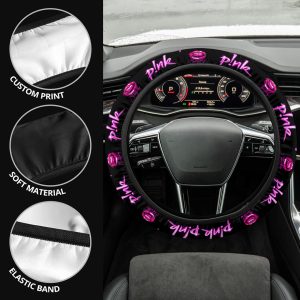 P!nk Steering Wheel Cover - VANDH 766