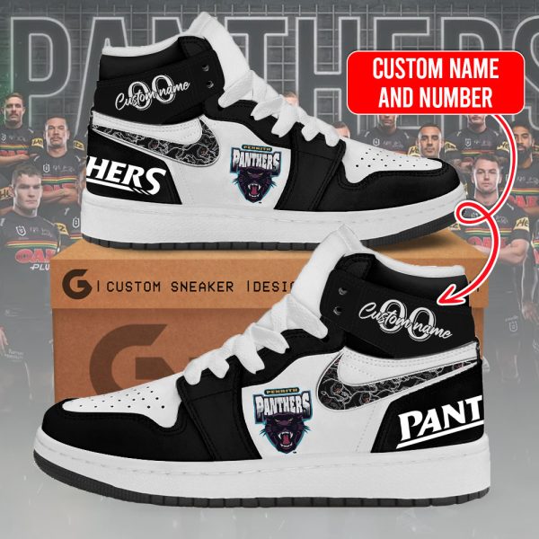Personalized Penrith Panthers AJ 1 Sneaker - VANDH 453