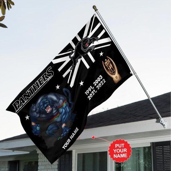 Personalized Penrith Panthers 3D House Flag - TANTN 1742