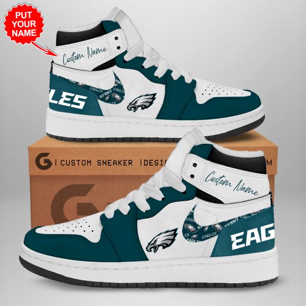 Personalized Philadelphia Eagles AJ 1 Sneaker - TANTN 1600