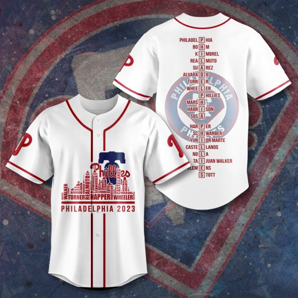 Philadelphia Phillies Baseball Jersey - TANTN 1840