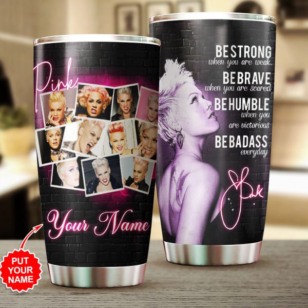Personalized P!nk Tumbler Cup - VANDH 517