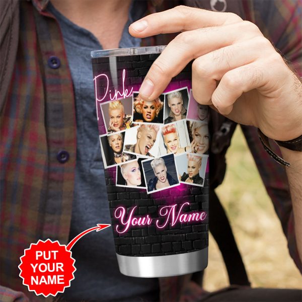 Personalized P!nk Tumbler Cup - VANDH 517