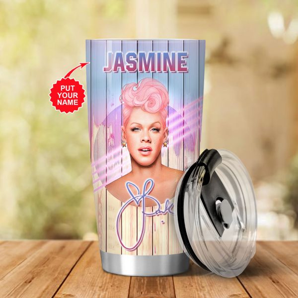 Personalized P!nk Tumbler Cup - VANDH 518