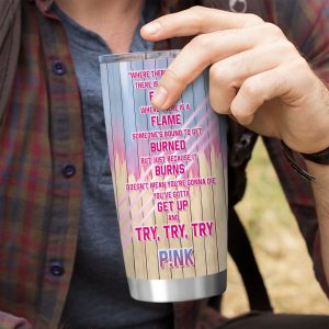 Personalized P!nk Tumbler Cup - VANDH 518