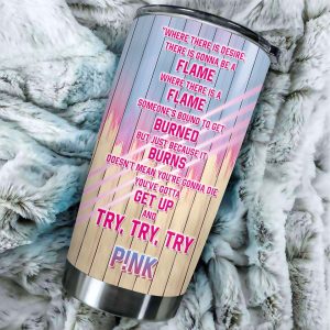 Personalized P!nk Tumbler Cup - VANDH 518