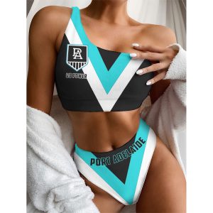 Port Adelaide FC Women's Bikini With Single Shoulder - VANDH 506
