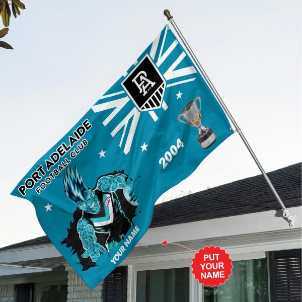 Personalized Port Adelaide FC 3D House Flag - TANTN 1740