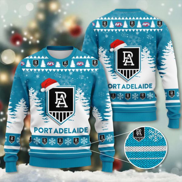 Port Adelaide FC 3D Ugly Sweater - TANTN 2001.1