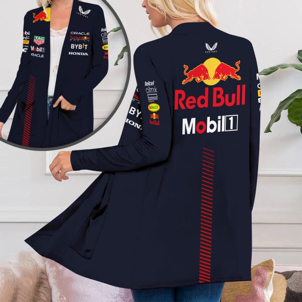 Red Bull Racing F1 Women’s Patch Pocket Cardigan – TANTN 2128