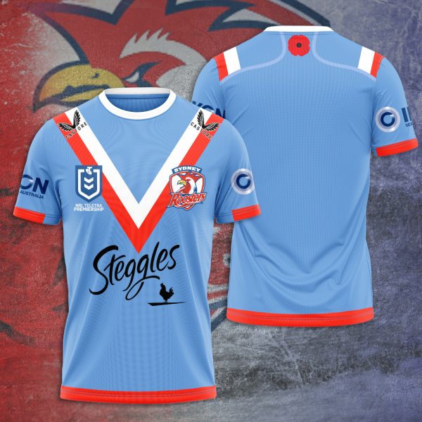 Sydney Roosters 3D Apparel - TANTN 1627