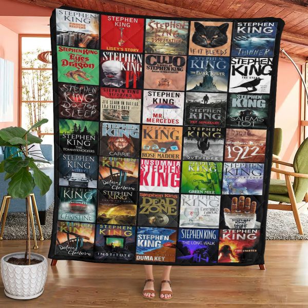 Stephen King Horror Quilt Blanket - VANDH 732