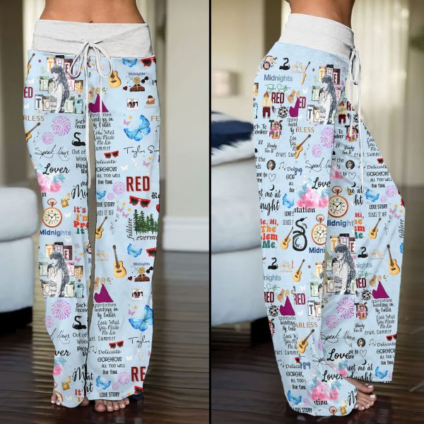 Taylor Swift High-Waisted Straight-Leg Trousers - 1VANDH 713