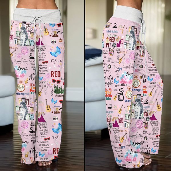 Taylor Swift High-Waisted Straight-Leg Trousers - VANDH 713