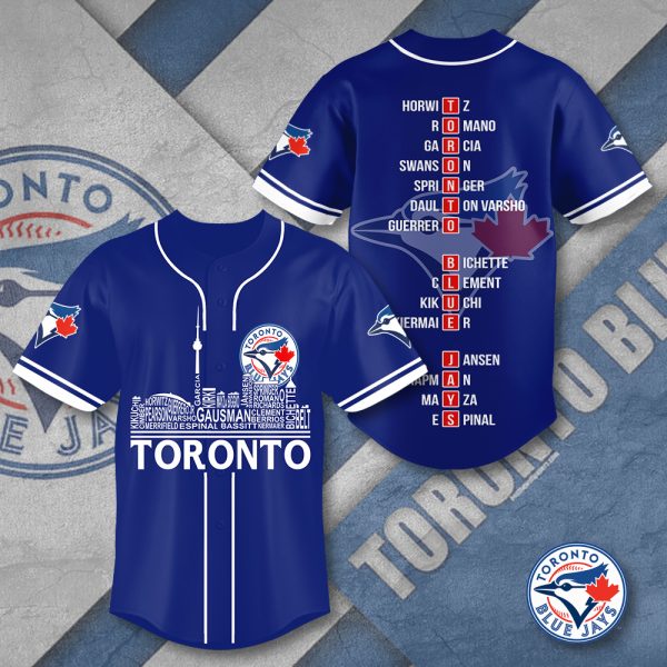 Toronto Blue Jays Baseball Jersey - TANTN 1854