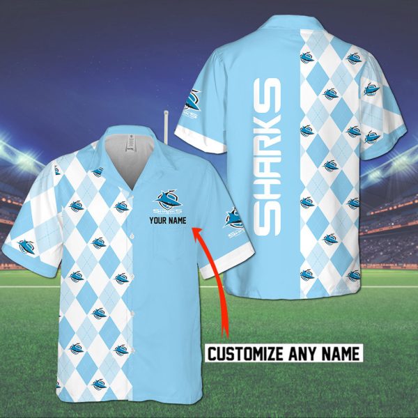 Personalized Cronulla-Sutherland Sharks 3D Hawaii Shirt - VANDH 546