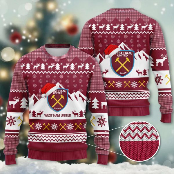 West Ham United FC 3D Ugly Sweater - TANTN 2120