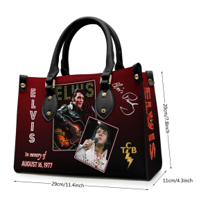 Elvis Presley Leather HandBag - HOATT 1242