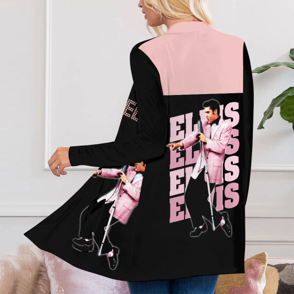 Elvis Presley Women’s Patch Pocket Cardigan – ANHNV 1556