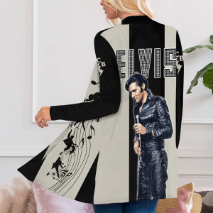 Elvis Presley Women’s Patch Pocket Cardigan – ANHNV 1558