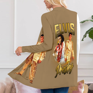 Elvis Presley Women’s Patch Pocket Cardigan – ANHNV 1559