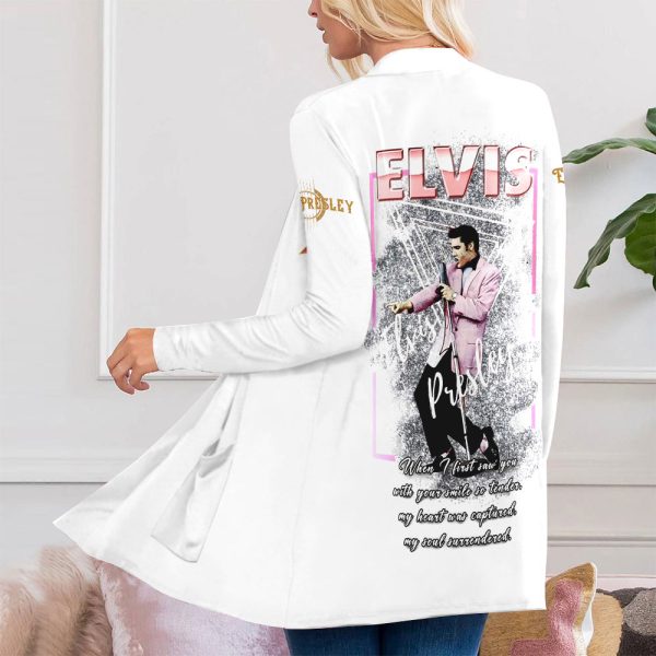 Elvis Presley Women’s Patch Pocket Cardigan – ANHNV 1785
