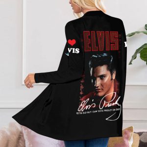 Elvis Presley Women’s Patch Pocket Cardigan – ANHNV 1787