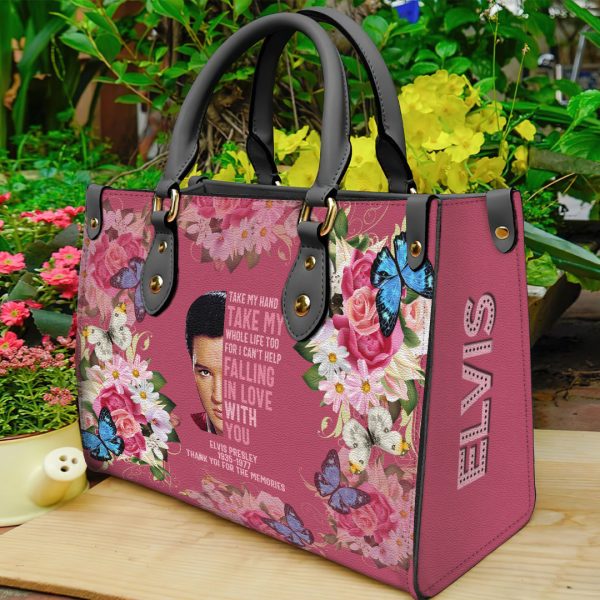 Elvis Presley Leather HandBag - ANHNV 1848