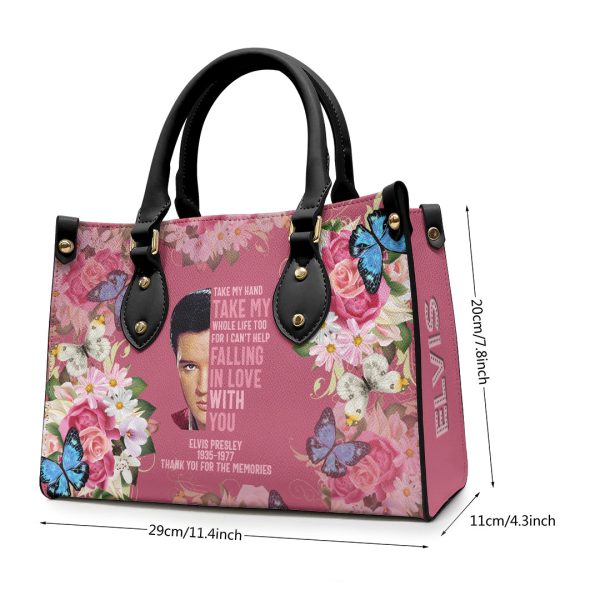 Elvis Presley Leather HandBag - ANHNV 1848